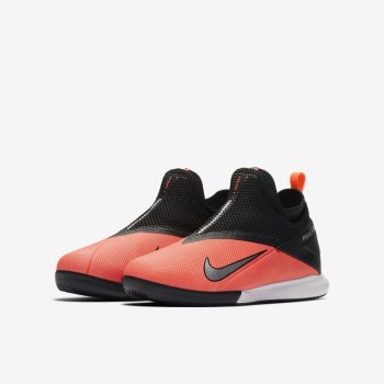 Nike Jr. Phantom Vision 2 Academy Dynamic Fit IC - Nagyobb Gyerek Focicipő - Piros/Fekete/Metal Titá